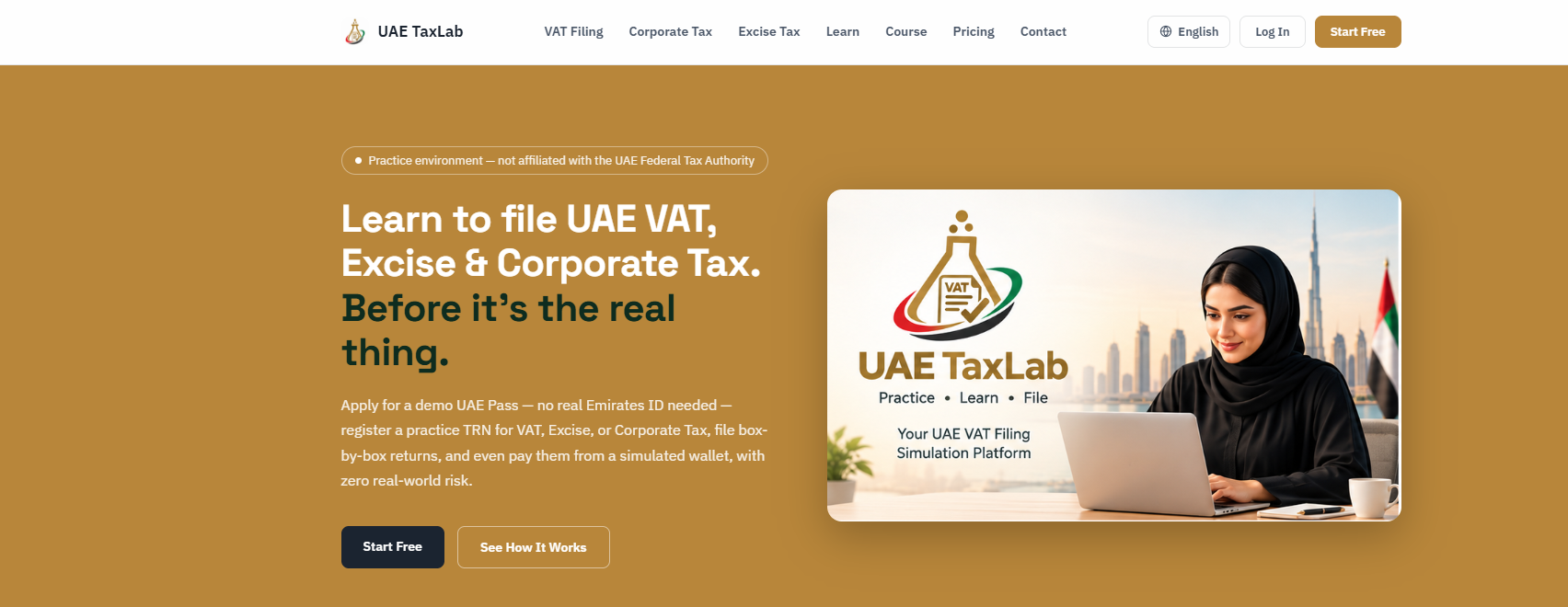 UAE TaxLab preview
